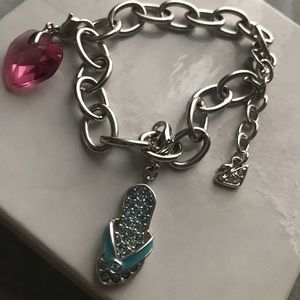 Swarovski charm bracelet
